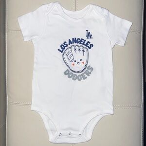 Genuine Merchandise MLB Los Angeles Dodgers White Onesie, 24 months